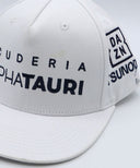 角田裕毅 本人用 スクーデリア アルファタウリ チーム DAZN ロゴ入り キャップ 2021年  (汚れあり）