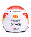 フェルナンド･アロンソ 2026年 イタリアGP アストンマーティン ヘルメット by BELL 1/2スケール