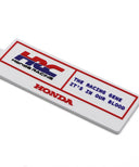 HRC Honda RACING PVC ロゴ キーリング WH