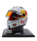 角田裕毅 オフィシャル 別注 2025年 シンガポールGP レッドブルレーシング ヘルメット by シューベルト 1/4スケール