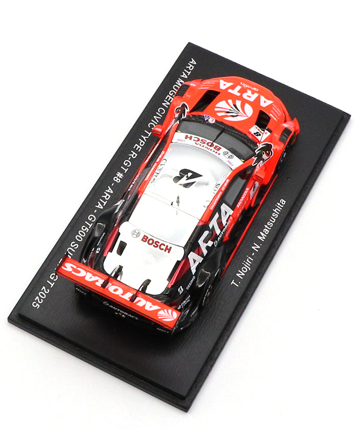 ARTA 無限 CIVIC TYPE R-GT ARTA No.8 野尻智紀 / 松下信治 GT500