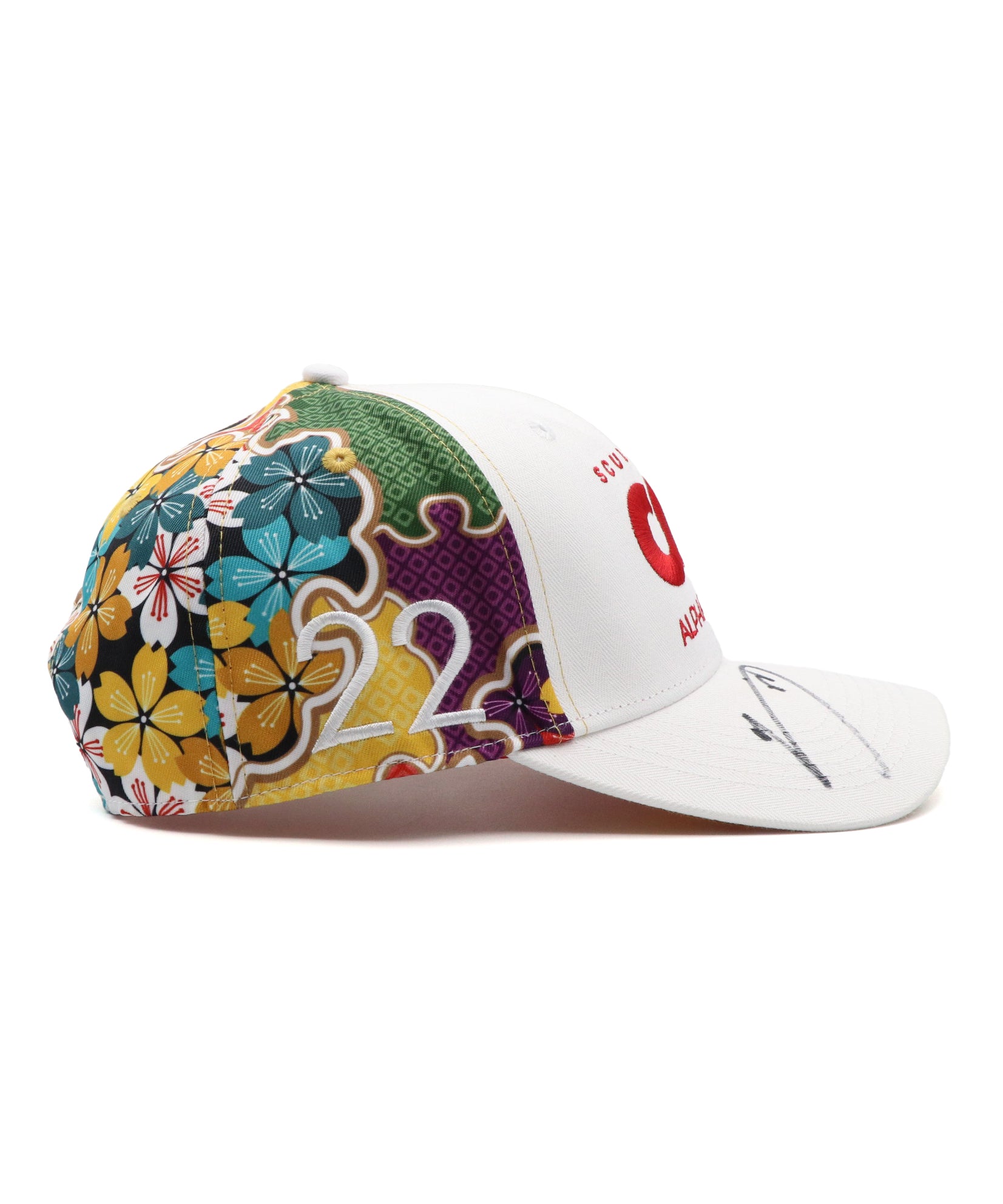 スクーデリア　アルファタウリ　サイン入りキャップ 角田裕毅 直筆サイン入り スクーデリア アルファタウリ チーム日本限定