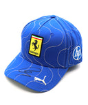 ルイス・ハミルトン直筆サイン入り 直筆サイン入り スクーデリア フェラーリ HP チーム モンツァ(イタリアGP) 限定 キャップ 2025年 (チーム支給品)