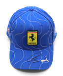 ルイス・ハミルトン 直筆サイン入り スクーデリア フェラーリ HP チーム モンツァ(イタリアGP) 限定 キャップ 2025年 (チーム支給品)