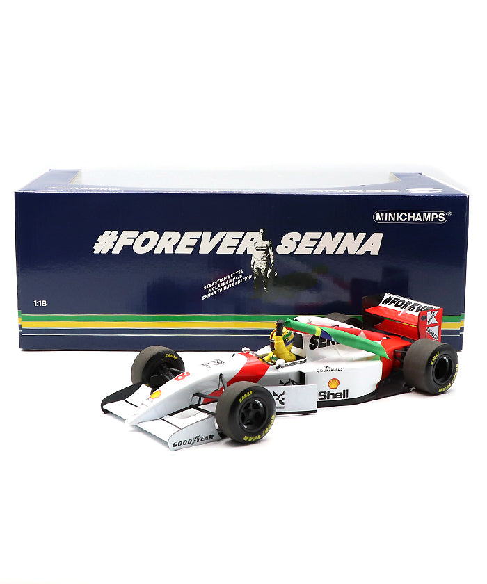 セバスチャン・ベッテル マクラーレン MP4/8 セナ トリビュート