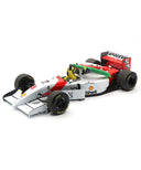 セバスチャン･ベッテル マクラーレン MP4/8 セナ トリビュート ショーラン 2024年5月18日 イモラサーキット by ミニチャンプス 1/18スケール