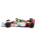 セバスチャン･ベッテル マクラーレン MP4/8 セナ トリビュート ショーラン 2024年5月18日 イモラサーキット by ミニチャンプス 1/18スケール