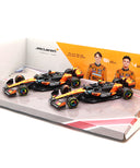 マクラーレン F1チーム MCL39 ランド･ノリス＆オスカー･ピアストリ 2025年 オーストラリアGP 2台セット by ブラゴ 1/43スケール