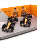 マクラーレン F1チーム MCL39 ランド･ノリス＆オスカー･ピアストリ 2025年 オーストラリアGP 2台セット by ブラゴ 1/43スケール