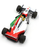 セバスチャン･ベッテル マクラーレン MP4/8 セナ トリビュート ショーラン 2024年5月18日 イモラサーキット by ミニチャンプス 1/18スケール