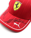 ハミルトン＆ルクレール直筆サイン入り スクーデリア フェラーリ HP チーム キャップ 2025年（チーム支給品）