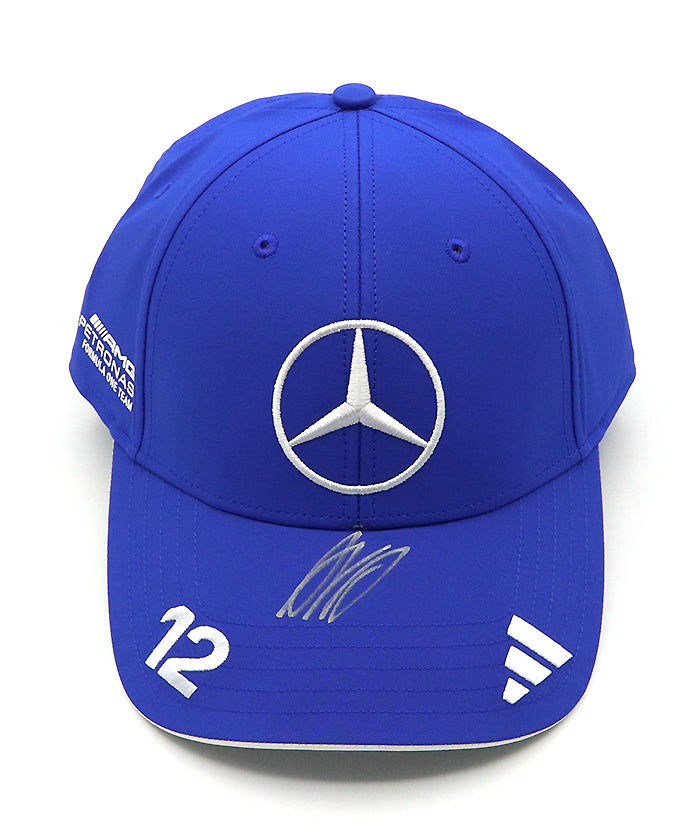 キミ・アントネッリ 直筆サイン入り メルセデスAMG F1チーム キャップ