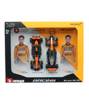 マクラーレン F1 チーム MCL39 ランド･ノリス 2025年 オーストラリアGP＆イギリスGP 2台セット by ブラゴ 1/43スケール