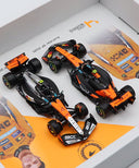 マクラーレン F1 チーム MCL39 ランド･ノリス 2025年 オーストラリアGP＆イギリスGP 2台セット by ブラゴ 1/43スケール