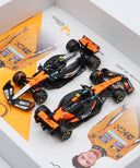 マクラーレン F1 チーム MCL39 ランド･ノリス 2025年 オーストラリアGP＆イギリスGP 2台セット by ブラゴ 1/43スケール