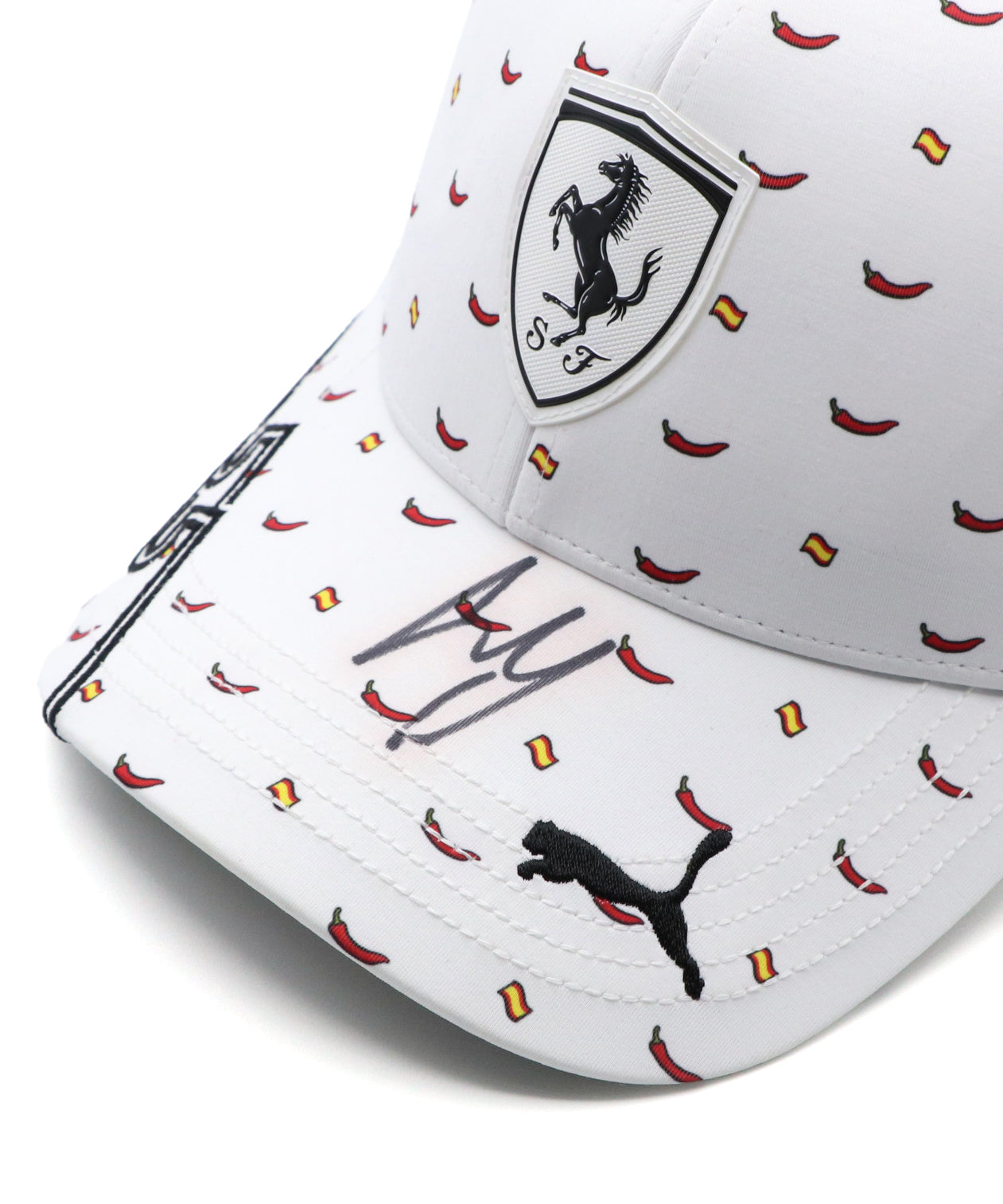 カルロス・サインツ 直筆サイン入り スクーデリア フェラーリ HP