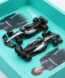 メルセデス AMG ペトロナス F1チーム W16 キミ･アントネッリ 2025年 シーズン＆イギリスGP 2台セット by ブラゴ 1/43スケール
