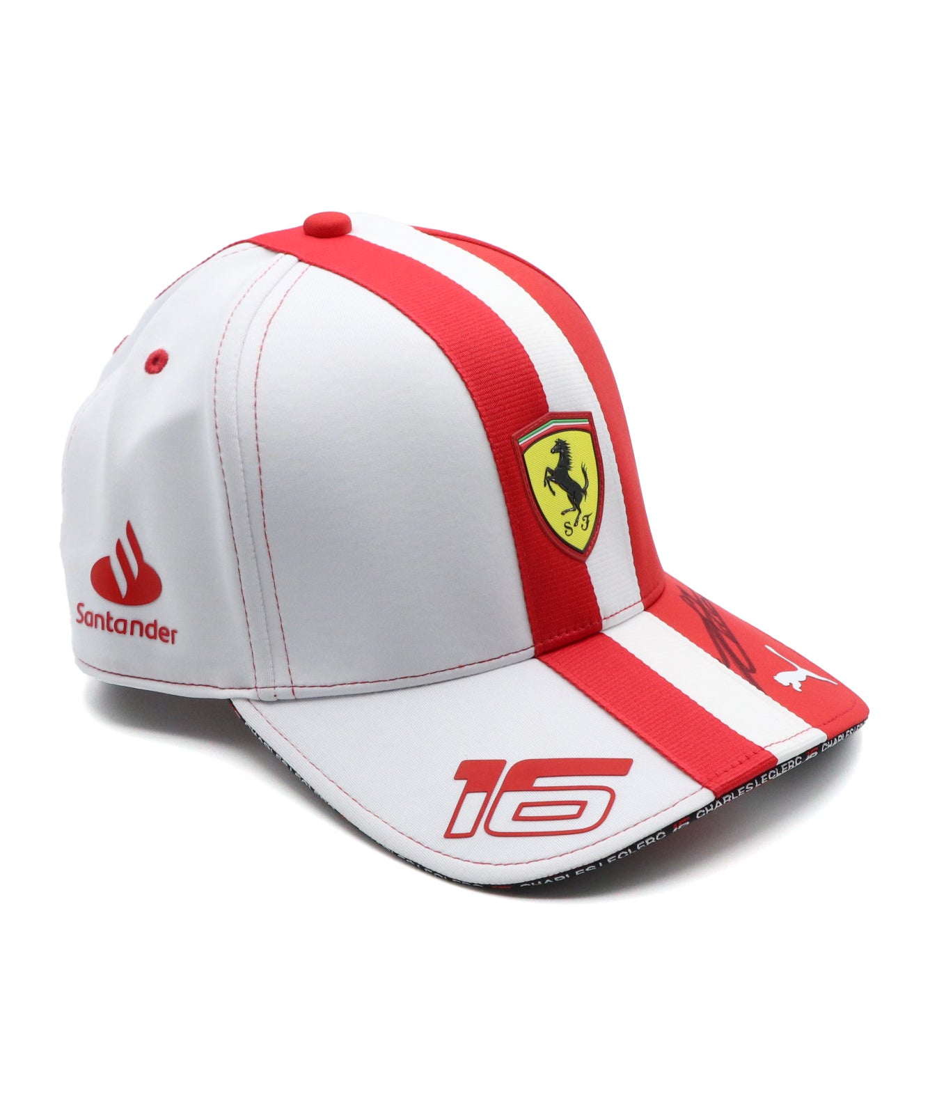 シャルル・ルクレール 直筆サイン入り スクーデリア フェラーリ HP