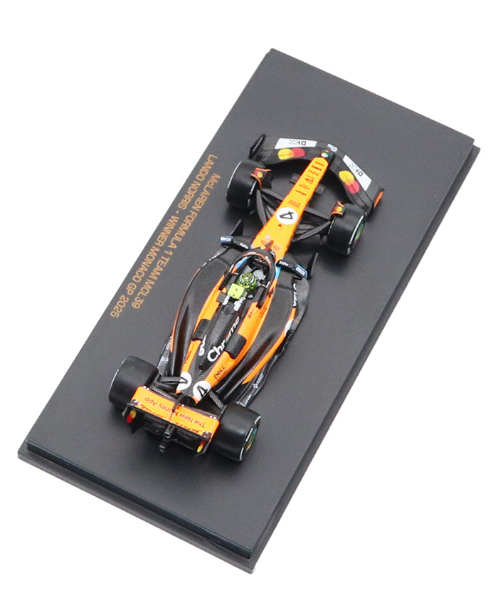 ミニチャンプス1/43　2025年モナコ　ランドノリス マクラーレン F1 チーム MCL39 ランド・ノリス 2025年 モナコGP 優勝