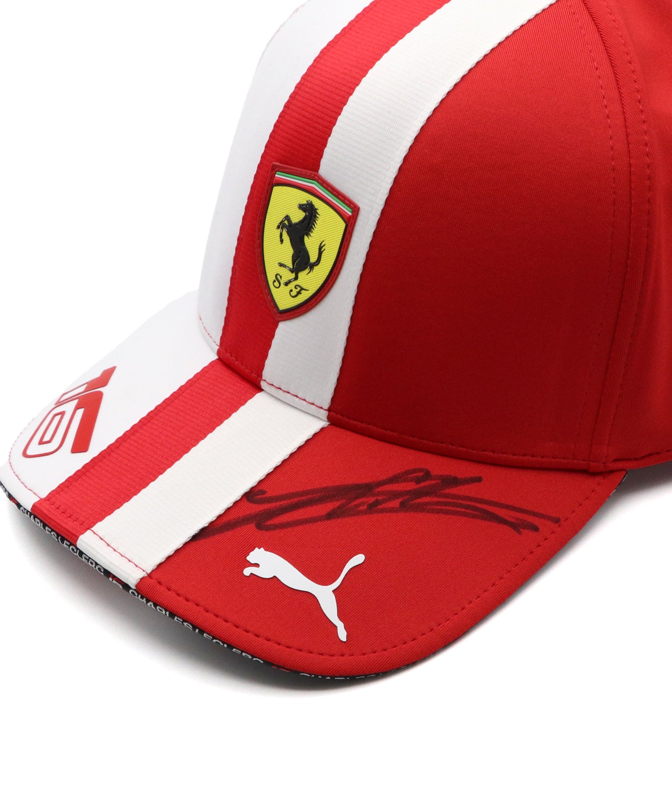 シャルル・ルクレール 直筆サイン入り スクーデリア フェラーリ HP