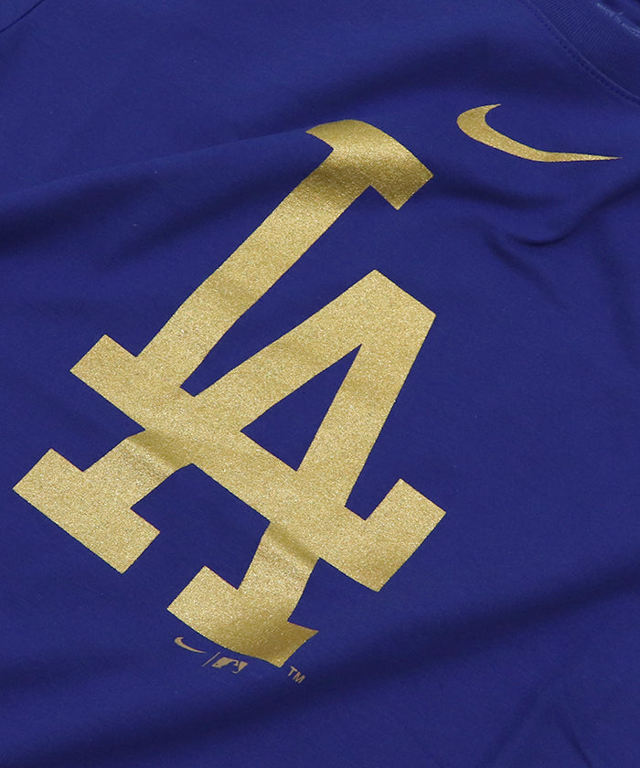 MLB ロサンゼルス・ドジャース NIKE ゴールドプログラム ロゴ Tシャツ