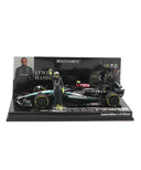メルセデス AMG ペトロナス F1チーム W15 E ルイス･ハミルトン 2024年 アブダビGP メルセデスラストレース フィギア付 by ミニチャンプス 1/43スケール