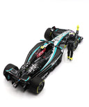 メルセデス AMG ペトロナス F1チーム W15 E ルイス･ハミルトン 2024年 アブダビGP メルセデスラストレース フィギア付 by ミニチャンプス 1/18スケール