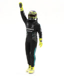 メルセデス AMG ペトロナス F1チーム W15 E ルイス･ハミルトン 2024年 アブダビGP メルセデスラストレース フィギア付 by ミニチャンプス 1/18スケール