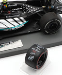 メルセデス AMG ペトロナス F1 チーム W17 キミ･アントネッリ 2026年 中国GP 初ポールポジション 記念タイヤ付 by ミニチャンプス 1/18スケール