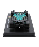 アストンマーティン アラムコ F1チーム AMR25 フェルナンド・アロンソ 2025年 (ドライバー付属) by ブラゴ 1/43スケール
