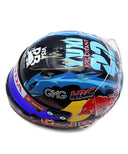 角田裕毅 直筆サイン入り 2024年 ベルギーGP 『VALORANT』VCARB ヘルメット by Arai 1/2スケール