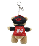 HRC Honda RACING × SuperGT コラボ ベアーキーリング Nakajima Racing No.64