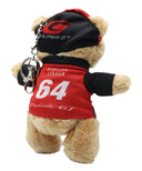 HRC Honda RACING × SuperGT コラボ ベアーキーリング Nakajima Racing No.64
