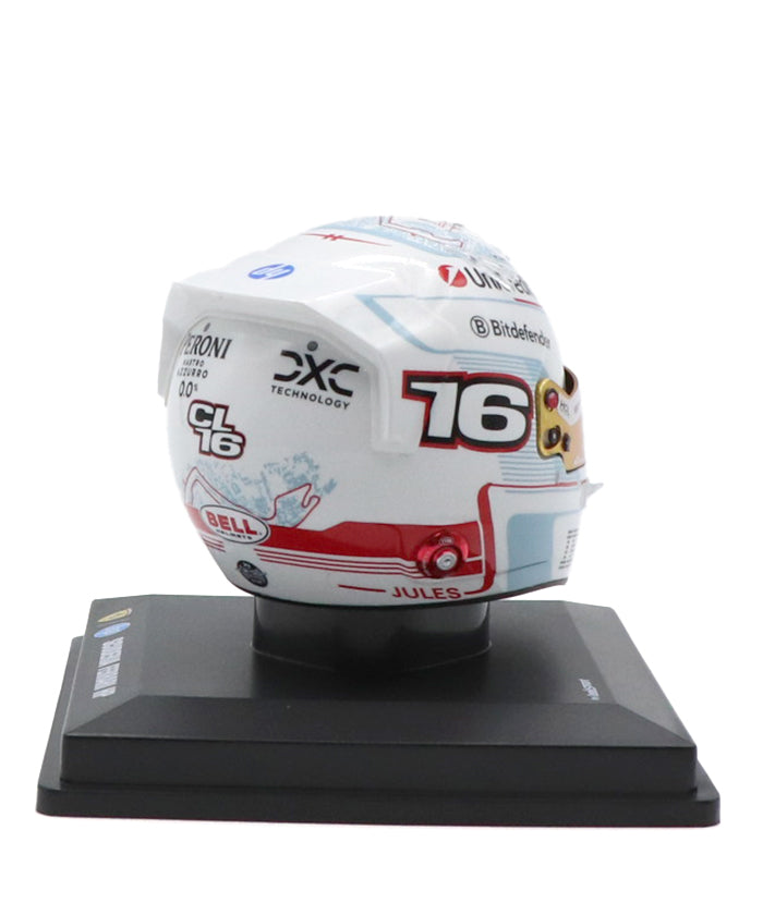 シャルル・ルクレール 2025年 モナコGP フェラーリ ヘルメット by