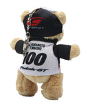 HRC Honda RACING × SuperGT コラボ ベアーキーリング TEAM KUNIMITSU No.100