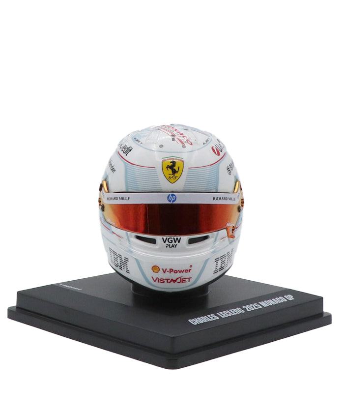 シャルル・ルクレール 2025年 モナコGP フェラーリ ヘルメット by