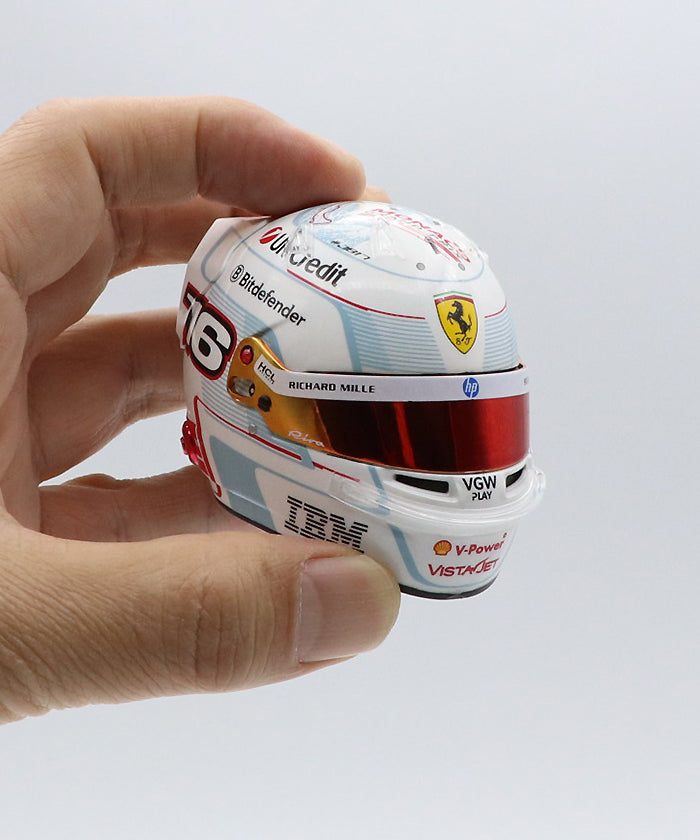 シャルル・ルクレール 2025年 モナコGP フェラーリ ヘルメット by