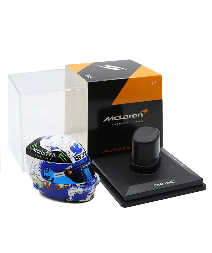 オスカー・ピアストリ 2025年 日本GP マクラーレン ヘルメット by