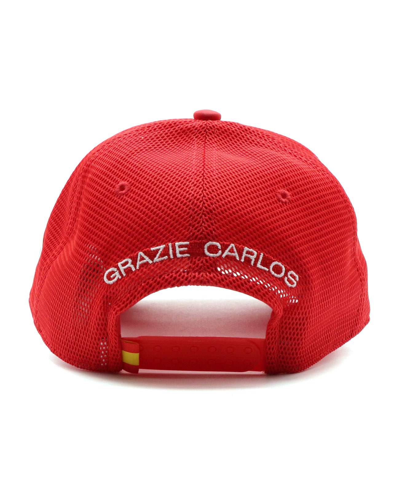 希少　サイン入り ヤング ドライバーズ プログラム レーサー　キャップ カルロス・サインツ スクーデリア フェラーリ HP チーム GRAZIE CARLOS