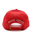 カルロス・サインツ スクーデリア フェラーリ HP チーム GRAZIE CARLOS ドライバー キャップ 2024年 (チーム支給品)