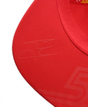 カルロス・サインツ 直筆サイン入り スクーデリア フェラーリ HP チーム GRAZIE CARLOS ドライバー キャップ 2024年 (チーム支給品)