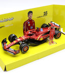 スクーデリア フェラーリ SF-24 シャルル･ルクレール ドライバーフィギュア付属 by ブラゴ 1/24スケール
