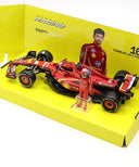 スクーデリア フェラーリ SF-24 シャルル･ルクレール ドライバーフィギュア付属 by ブラゴ 1/24スケール