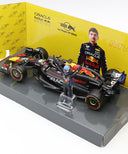 オラクル レッドブル レーシング  ホンダ RB20 マックス･フェルスタッペン 2024年 ワールドチャンピオン ラスベガスGP (ドライバーフィギュア付属) by ブラゴ 1/24スケール
