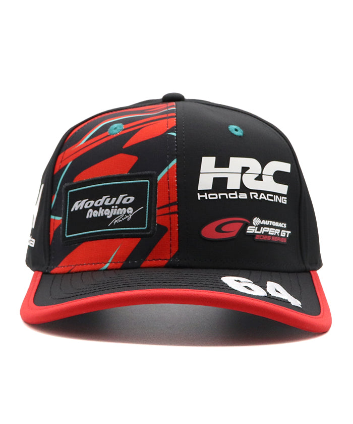 HRC Honda RACING × SuperGT コラボ キャップ Nakajima Racing No.64