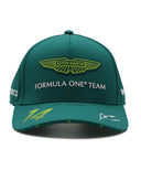 フェルナンド･アロンソ 直筆サイン入り アストンマーティン F1 チーム ドライバーキャップ 2025年（レプリカモデル）