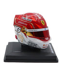 シャルル･ルクレール 2025年 ラスベガスGP フェラーリ ヘルメット by ルックスマート 1/5スケール