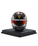シャルル･ルクレール 2025年 アブダビGP フェラーリ ヘルメット by ルックスマート 1/5スケール