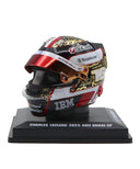 シャルル･ルクレール 2025年 アブダビGP フェラーリ ヘルメット by ルックスマート 1/5スケール