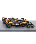 マクラーレン F1 チーム MCL39 ランド･ノリス＆オスカー･ピアストリ 2025年 シンガポールGP コンストラクターチャンピオン by スパーク 1/43スケール